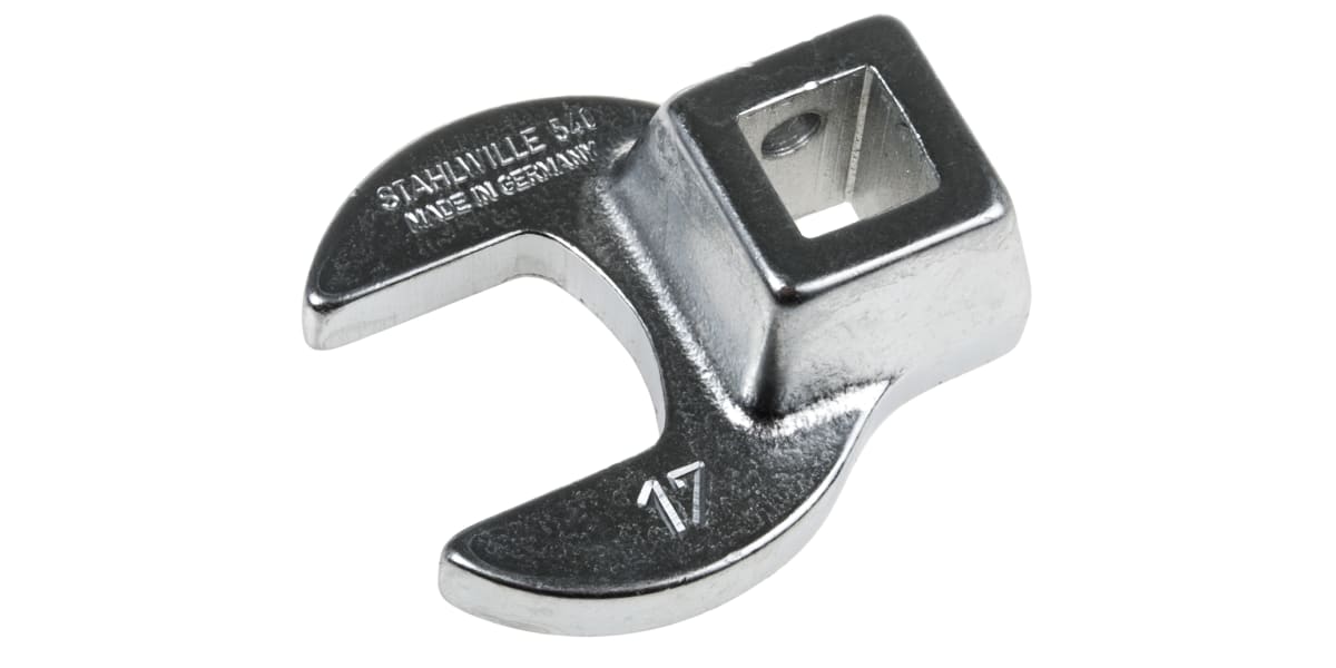 Product image for STAHLWILLE 540 Series Crow Foot Spanner Head, size 17 mm Chrome