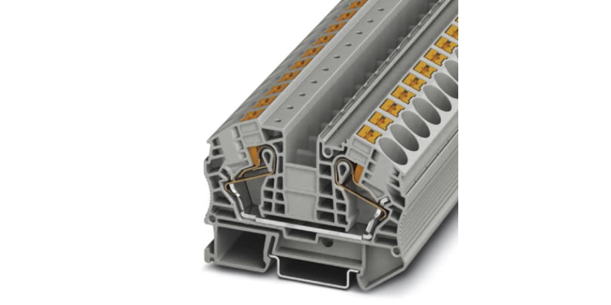 Product image for Push in terminal block 20-4 AWG,rey