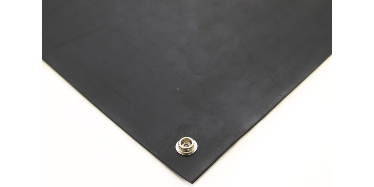 Product image for Black ESD Floor Mat 1.2m x 0.6m x 3mm