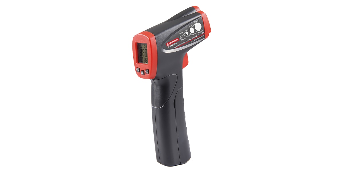 Product image for Amprobe IR-710 Infrared Thermometer, Max Temperature +380°C, ±2 %, Centigrade, Fahrenheit