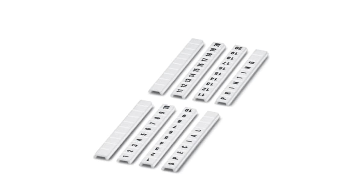 Product image for WHITE ZACK MARKER STRIP