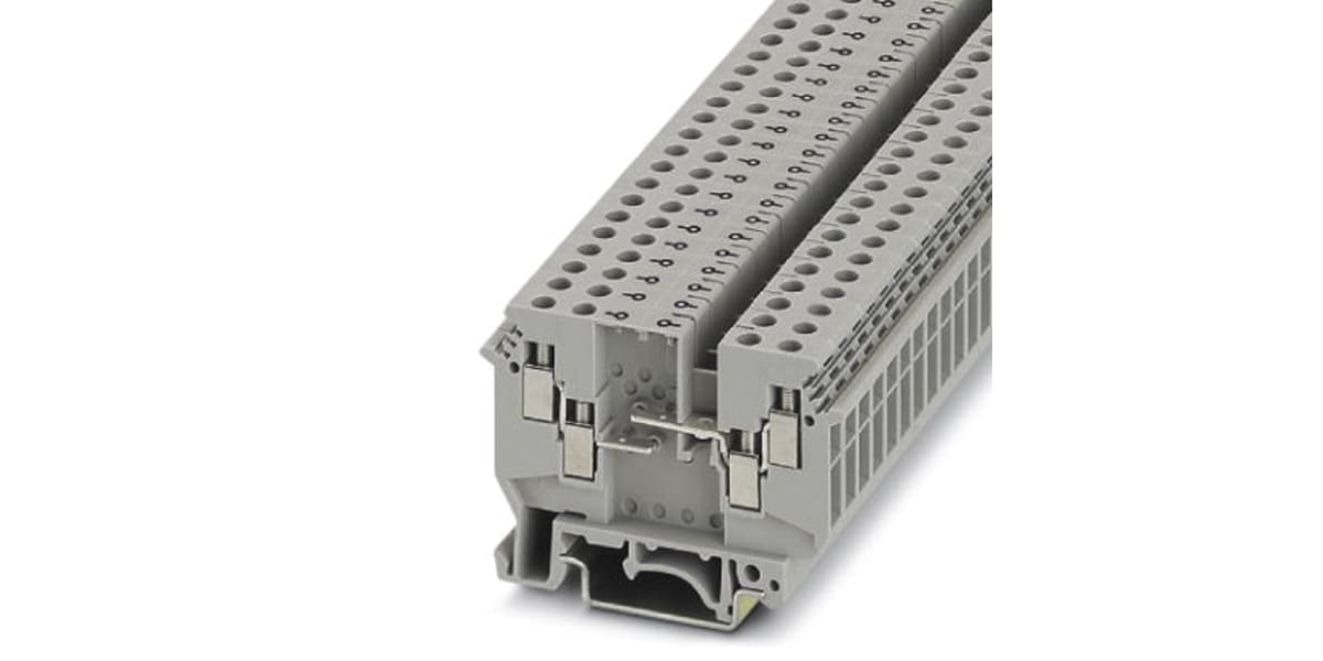 Product image for Conn Term Blk; DIN Rail Feed Thru Screw