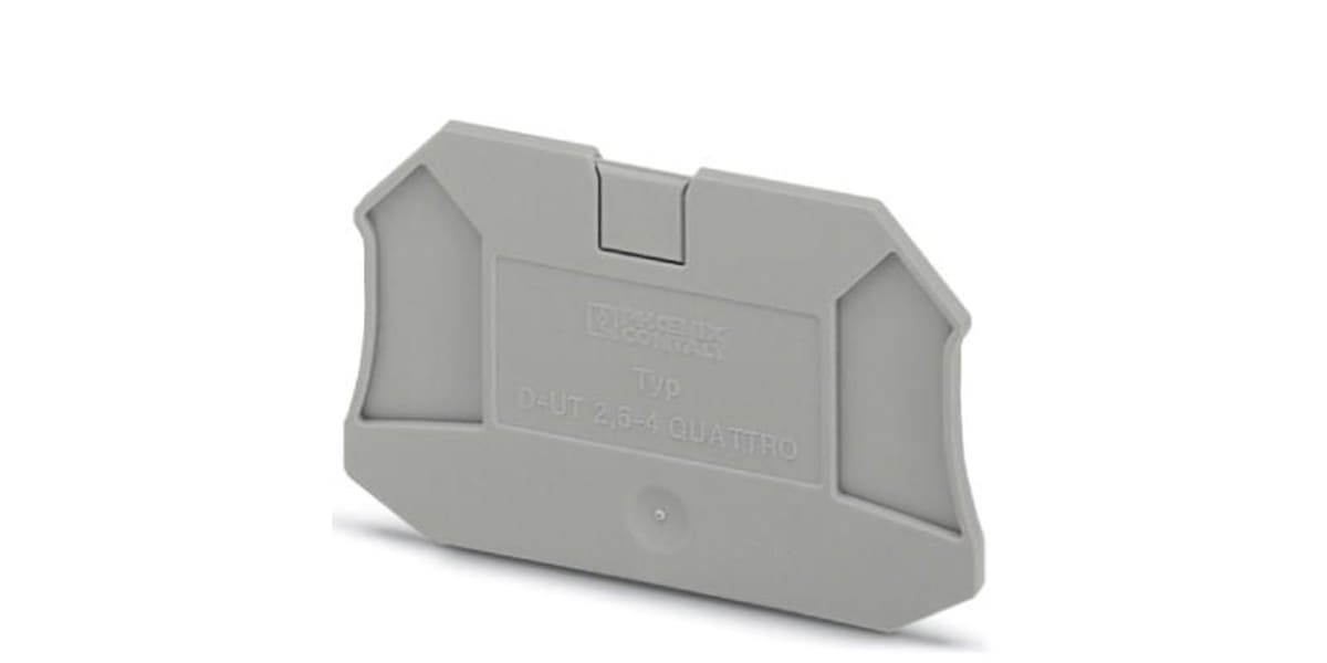 Product image for End Cover Grey 2.2 mm W; 47.5 mm H