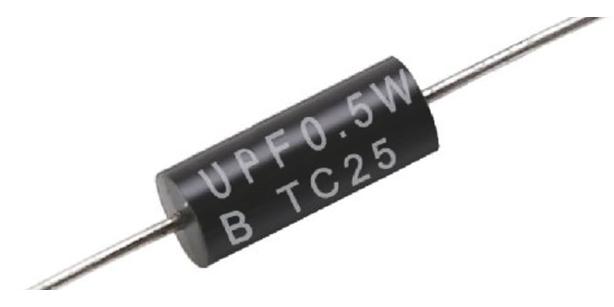 Product image for TE Connectivity 200Ω Metal Film Resistor 0.5W ±0.1% UPF50B200RV