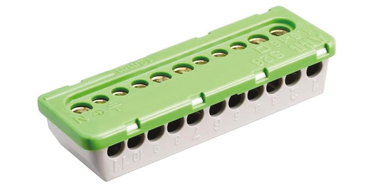 Product image for TERMINAL BLOCK PE 5X16MM SQ + 6X6MM SQ