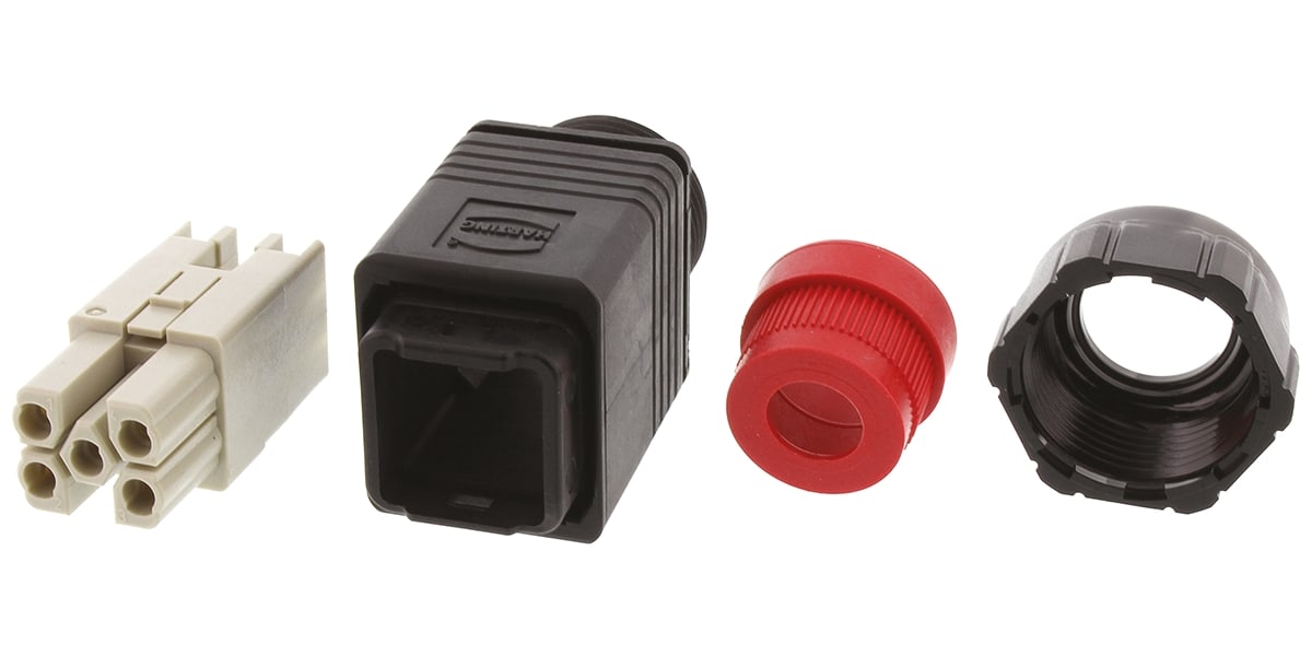 Product image for HAN PUSHPULL POWER PLUG PLASTIC CRIMP