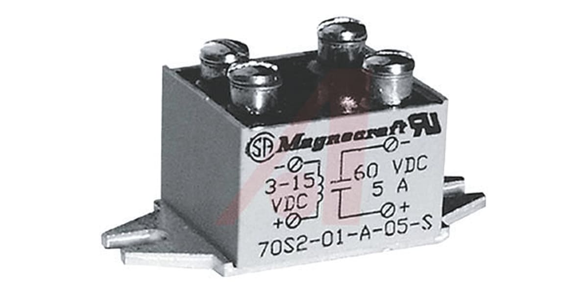 Product image for Solid state relay, SPST-NO, 5 A, panel