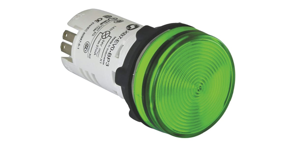 Product image for PILOT LIGHT  FASTON - LED - Green - 230v