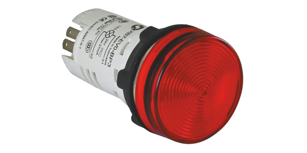 Product image for PILOT LIGHT  FASTON - LED - RED - 230V