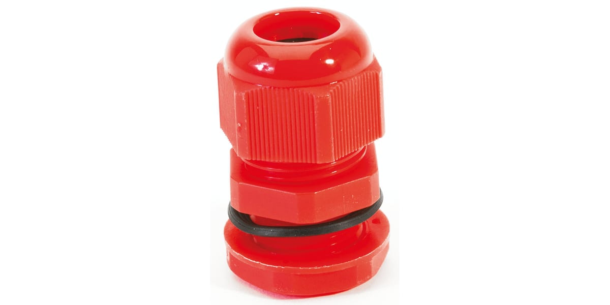 Product image for Nylon Cable Gland M20s Red 6 - 12mm