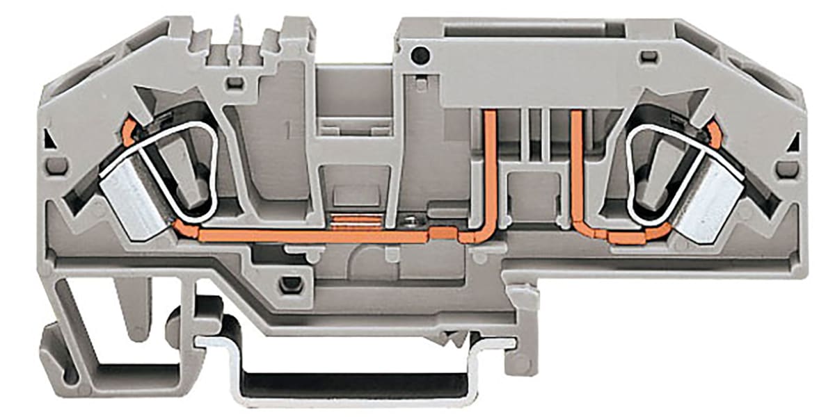 Product image for TERMINAL BLOCK, FUSED, 2WAY, 24-10 AWG