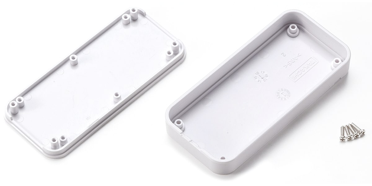 Product image for CS SLIM PLASTIC CASE, WHITE, 115X63X12MM