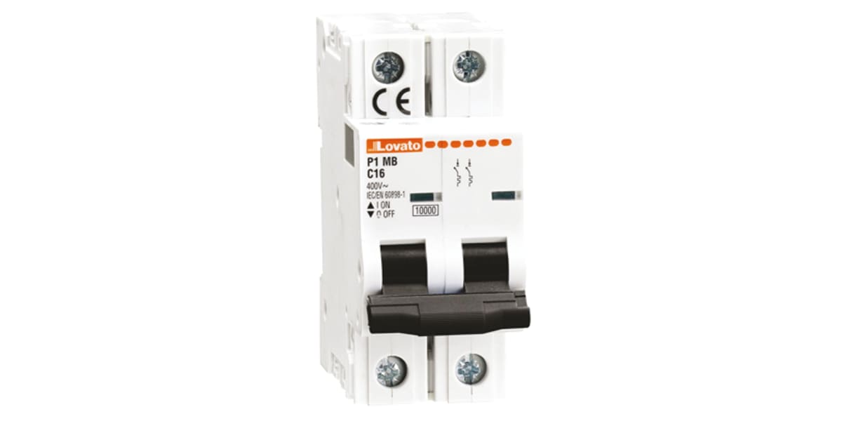 Product image for MINIATURE CIRCUIT BREAKER 2P CURVE B 32A