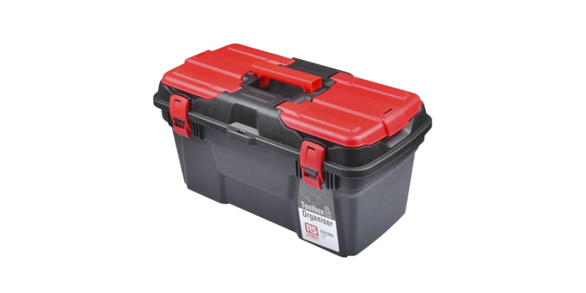 RS PRO Plastic Tool Box, 494 x 263 x 250mm - RS Components Vietnam