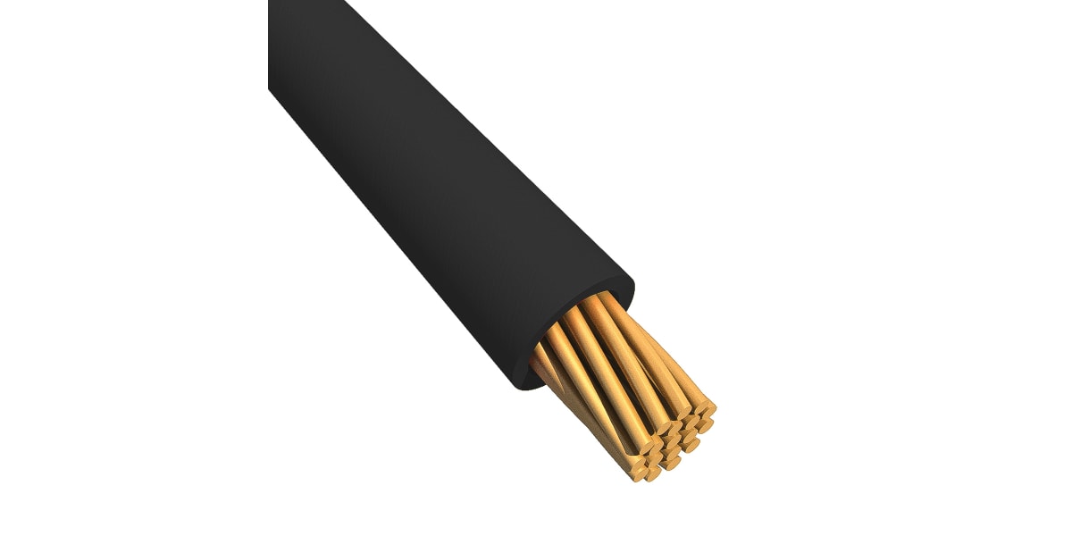 Product image for EcoWire 18AWG solid UL11028 Black 30m