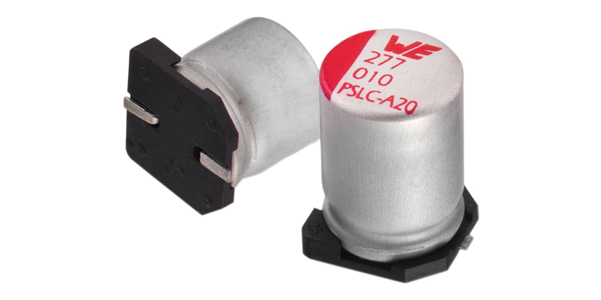 Product image for AL POLYMER CAPACITORS 220?F 10V