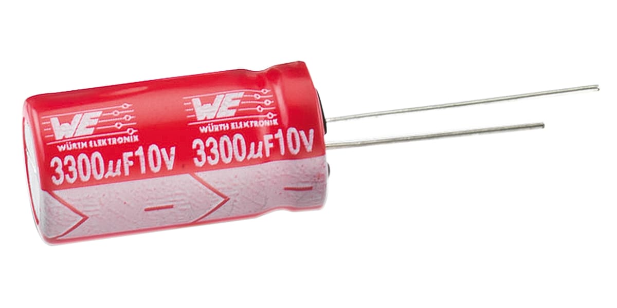 Product image for AL ELECTROLYTIC CAPACITOR 100UF 25V