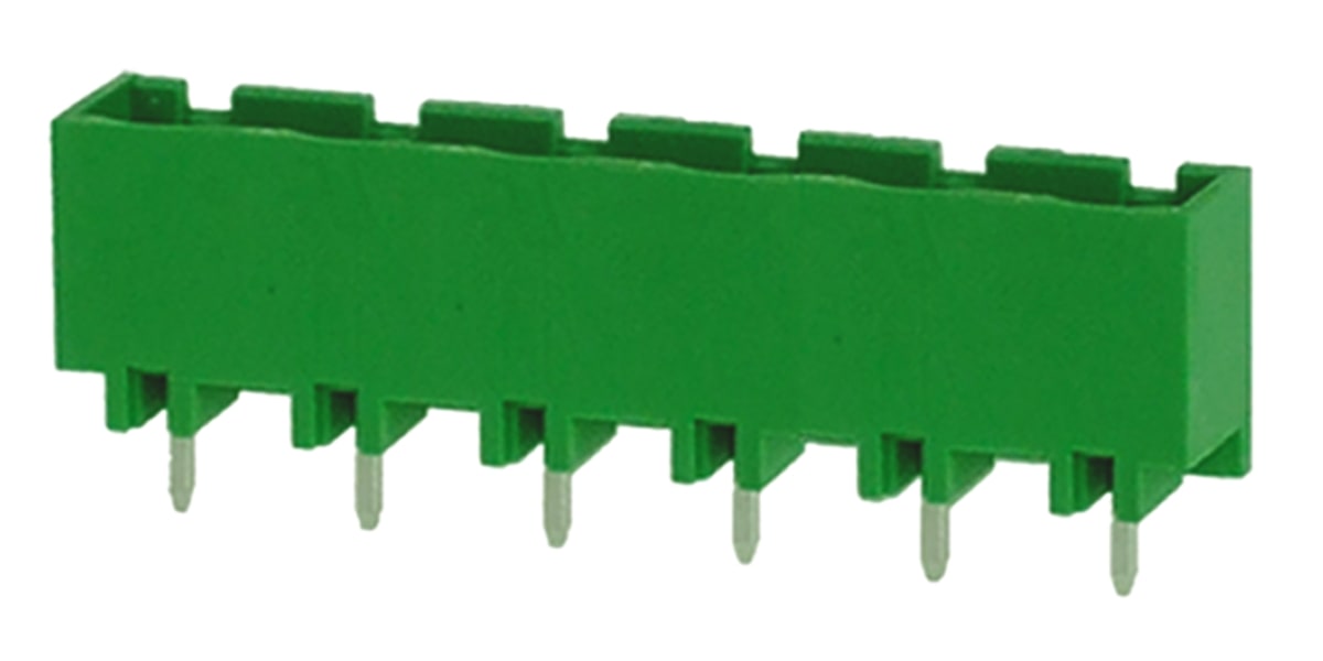 Product image for 7.62mm Header Vertical 15A 6 Way