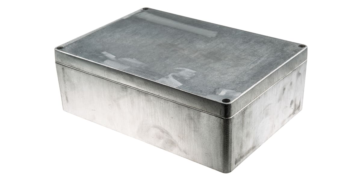 Product image for RS PRO Unpainted Die Cast Aluminium Enclosure, IP66, 330 x 230 x 110mm