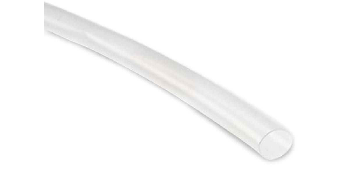 Product image for HT-200 HEATSHRIN CLEAR 1/4IN 1M LENGTH