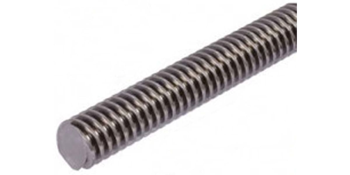 Product image for Stainless Lead Screw 14 X 3 Thread X 1m