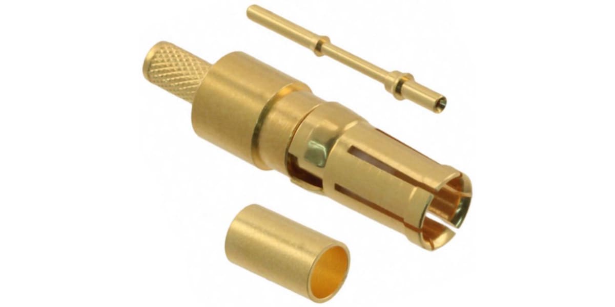 Product image for HARTING, D-Sub Mixed Female Crimp D-Sub Connector Coaxial Contact, Gold Coaxial, 24 AWG, 26 AWG, 28 AWG, 30 AWG, 0969