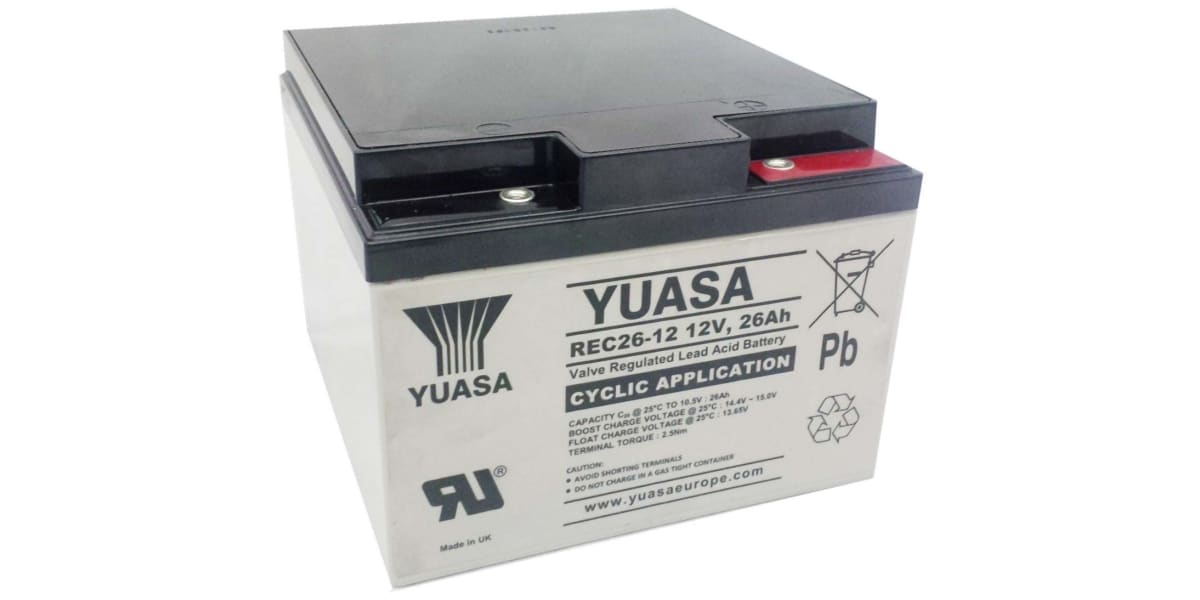 Product image for REC26-12 LONG LIFE VRLA BATTERY