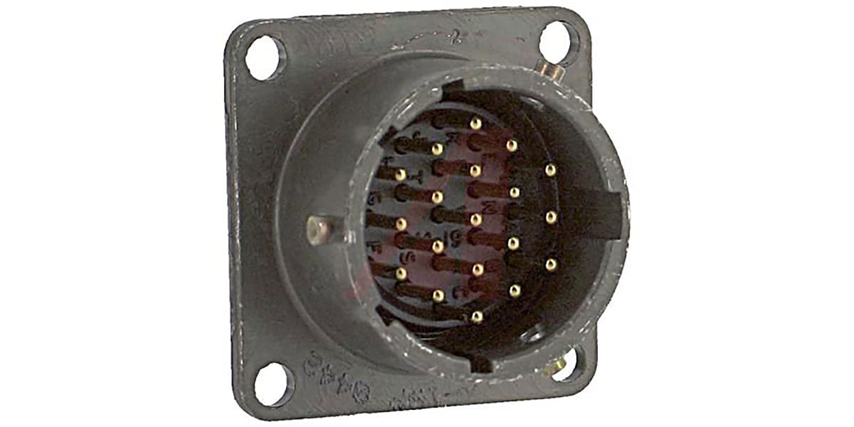 Product image for 19 way panel receptacle, pin contacts