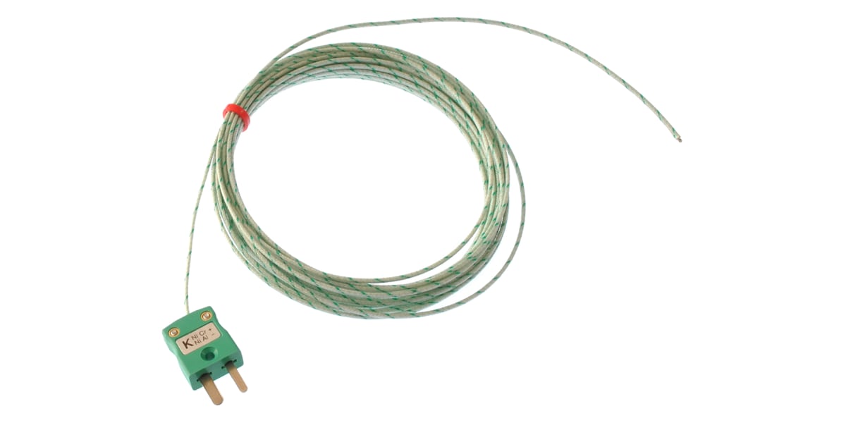 Product image for Type K Thermocouple with min plug