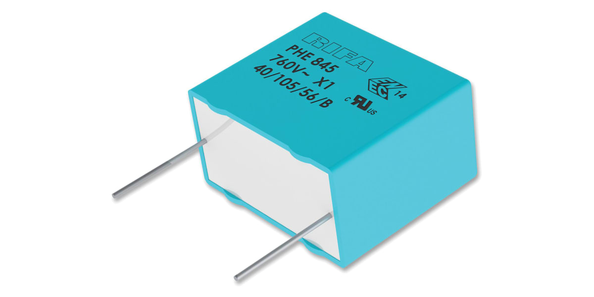 Product image for Capacitor PHE845 PP 220nF Vdc 760Vac