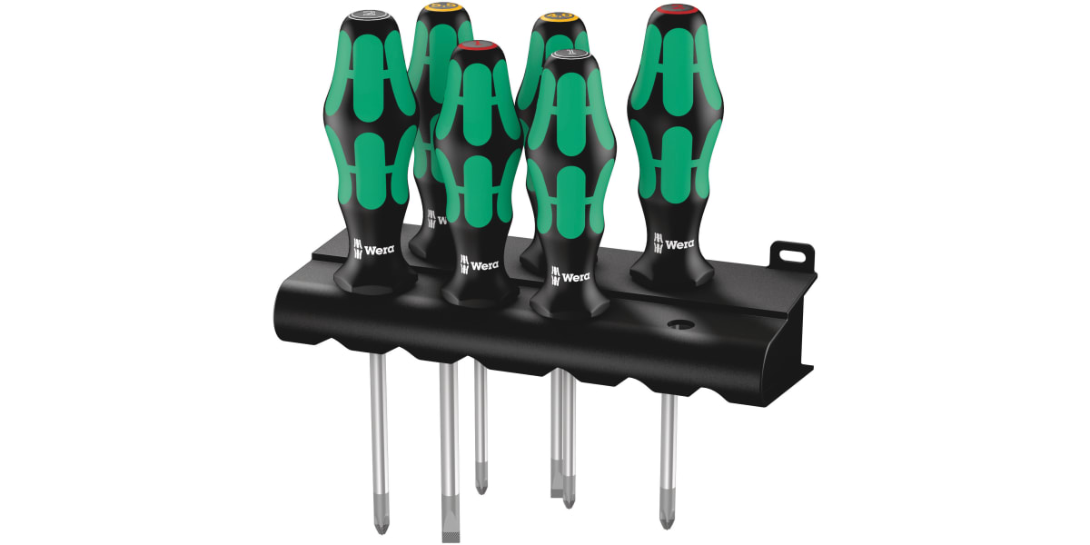 Product image for SCREWDRIVER SET SL/PH/PZ 6PC