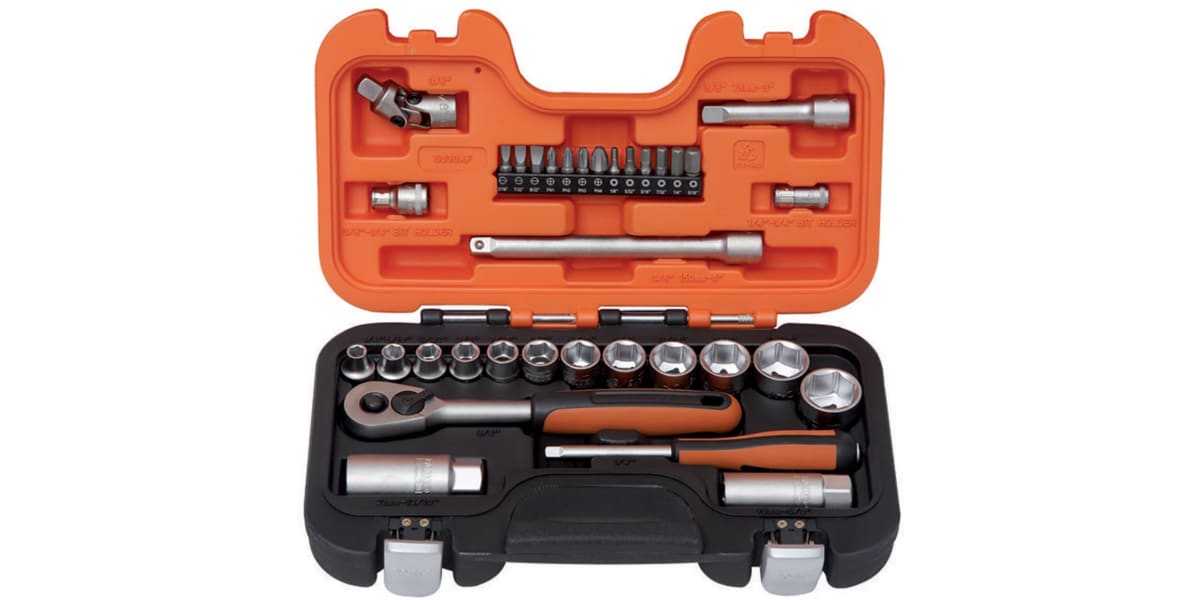 Product image for 1/4" & 3/8" SOCKET SET, INCHES