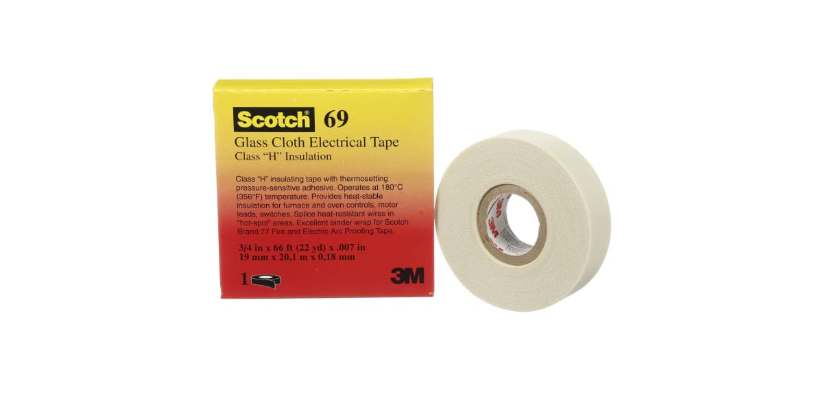 Product image for 69 glass cloth tape 12mmx33m