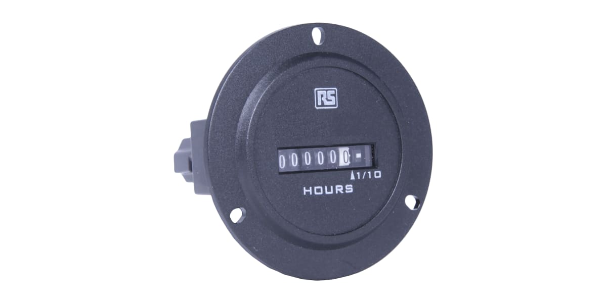 Product image for Hours Run Meter 3 hole fixing 4-30Vac/dc