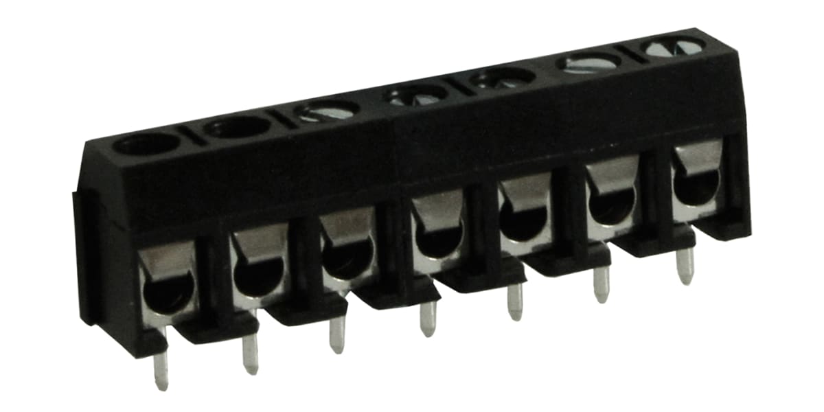 Product image for 5mm PCB terminal block, low profile, 7P