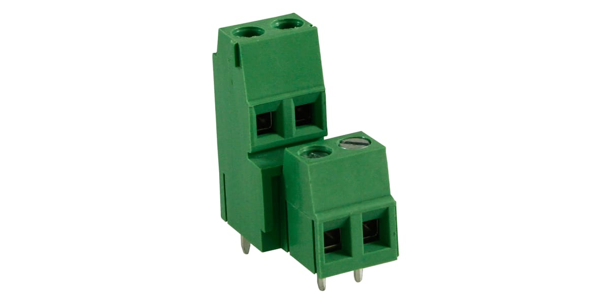 Product image for 5mm PCB terminal block,double decker, 4P