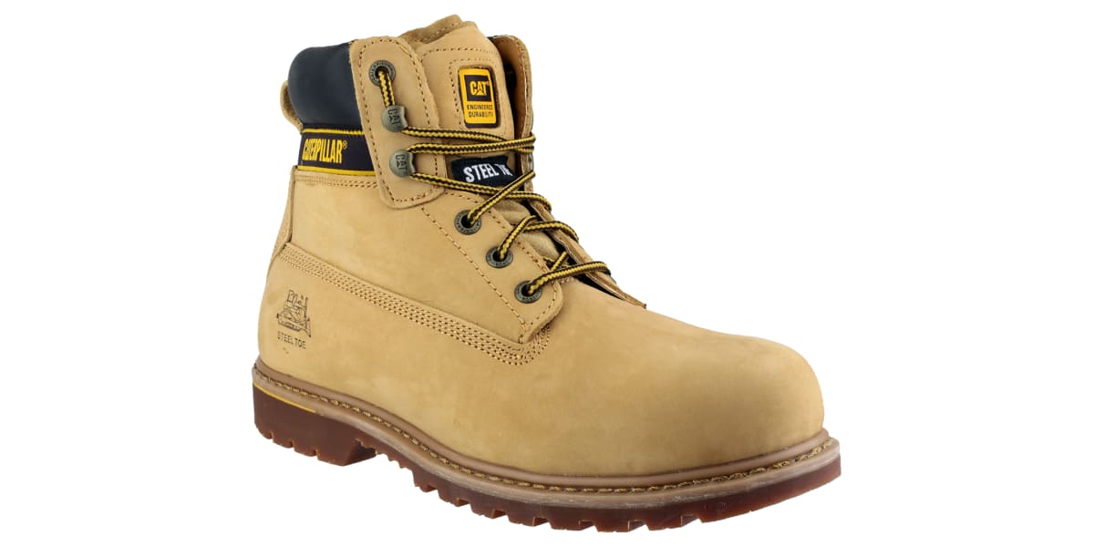 CAT Holton Honey Steel Toe Capped Mens Safety Boots UK 8 EU 42 RS Components Indonesia