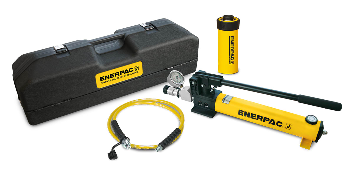 Product image for Enerpac Single, Portable Low Height Hydraulic Cylinder, SCL201H, 20t, 45mm stroke