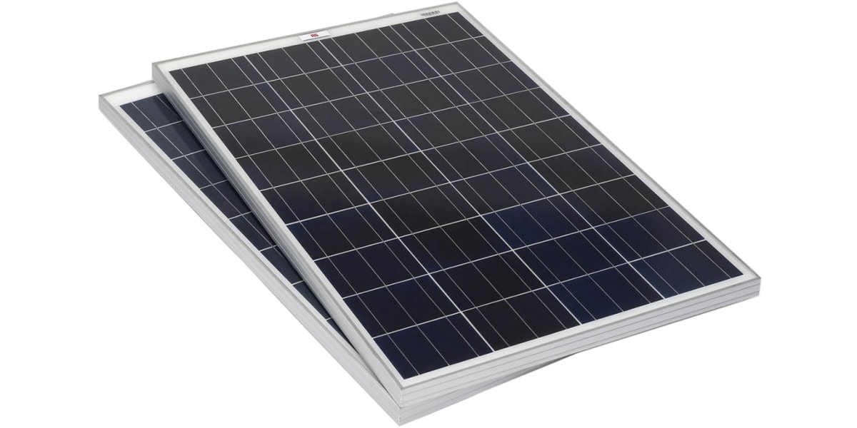 Product image for RS PRO 100W Monocrystalline solar panel