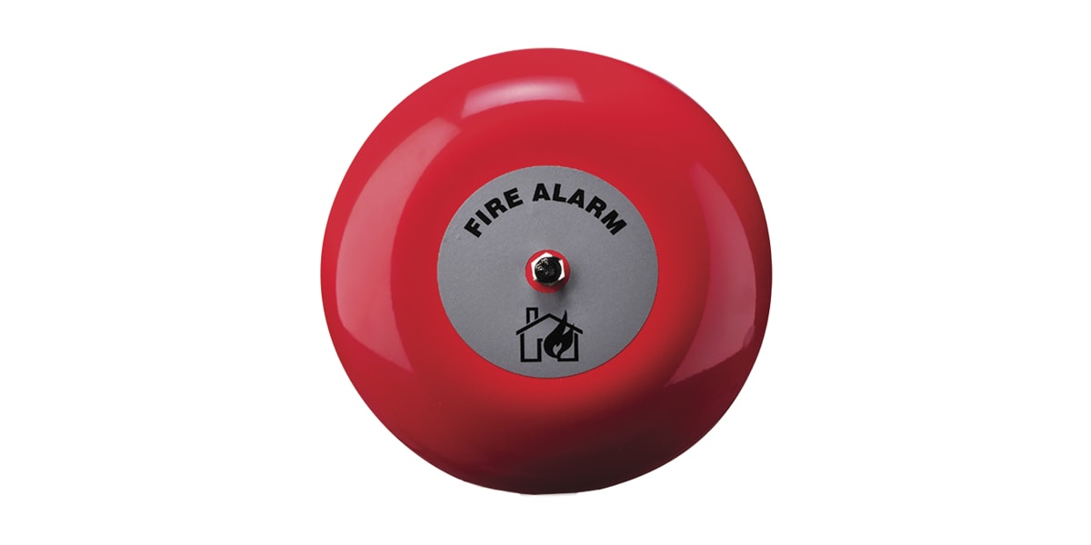 Product image for WEATHERPROOF RED FIRE BELL, 6 IN.