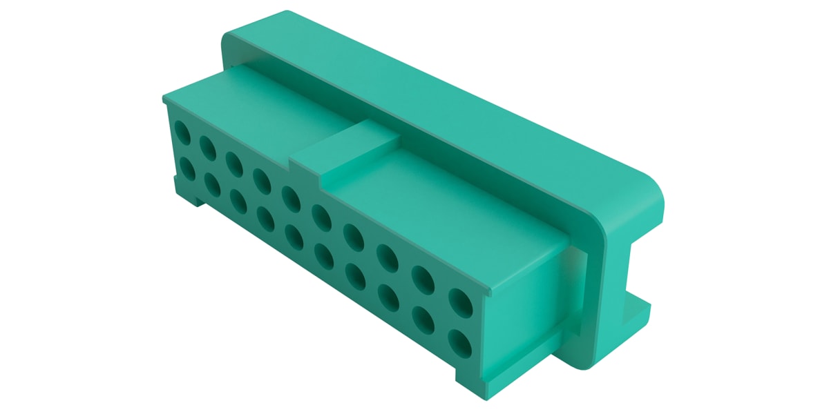 Product image for HARWIN, Gecko Female Connector Housing, 1.25mm Pitch, 10 Way, 2 Row