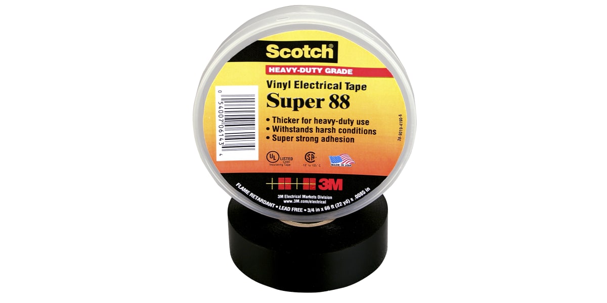 Product image for Vinyl electrical tape Super 88 19mmx20m