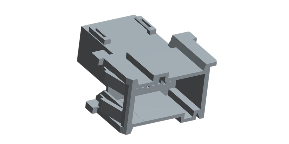 Product image for MCP 5mm pitch 2.8mm Tab housing, 6P