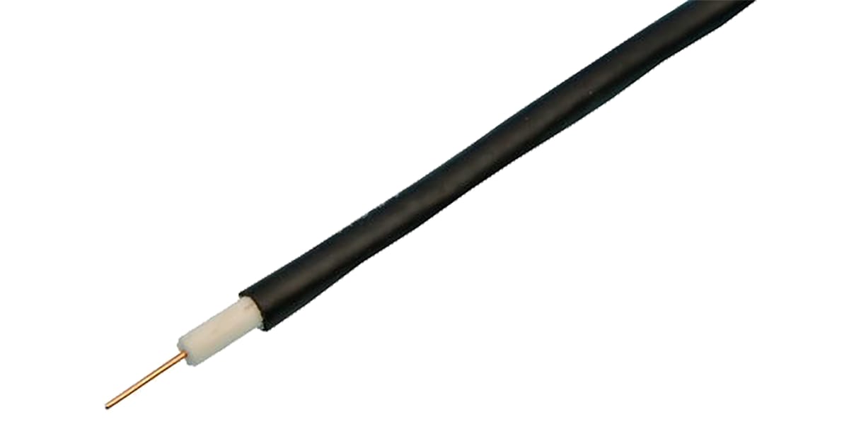 Product image for RG6 - Black - SATELLITE CABLE 250M