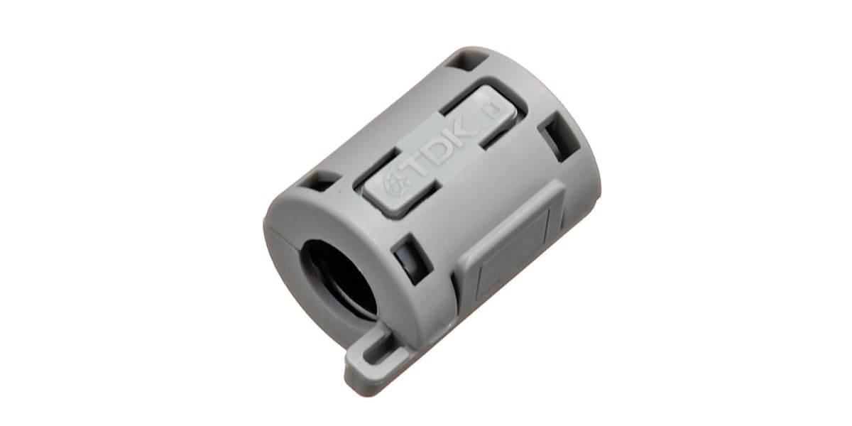 Product image for FERRITE CORE CLAMP FILTER 7MM DIA X 22MM