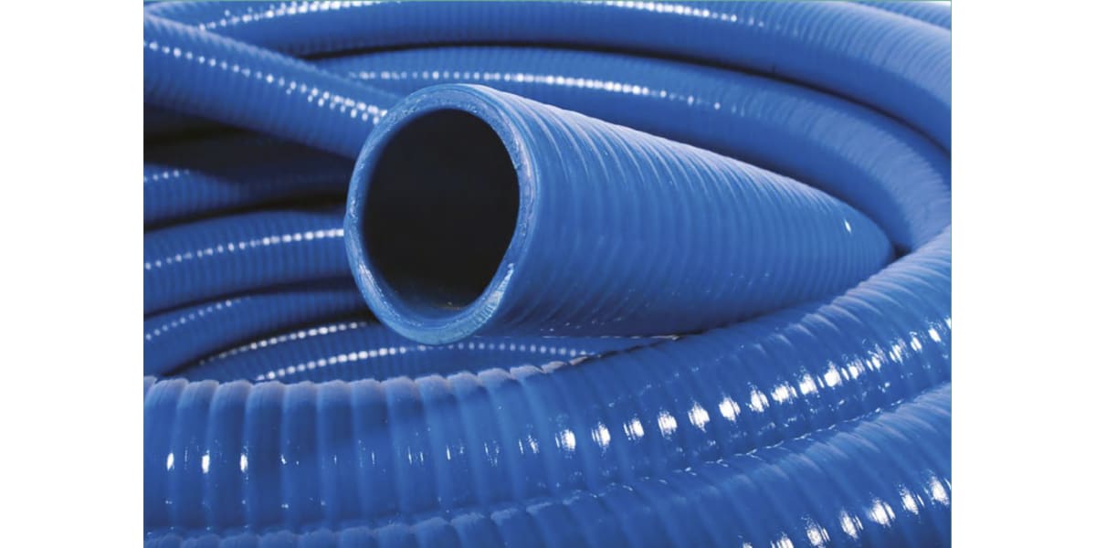 Product image for Oil Resistant Hose, 51mm ID, Blue, 10m