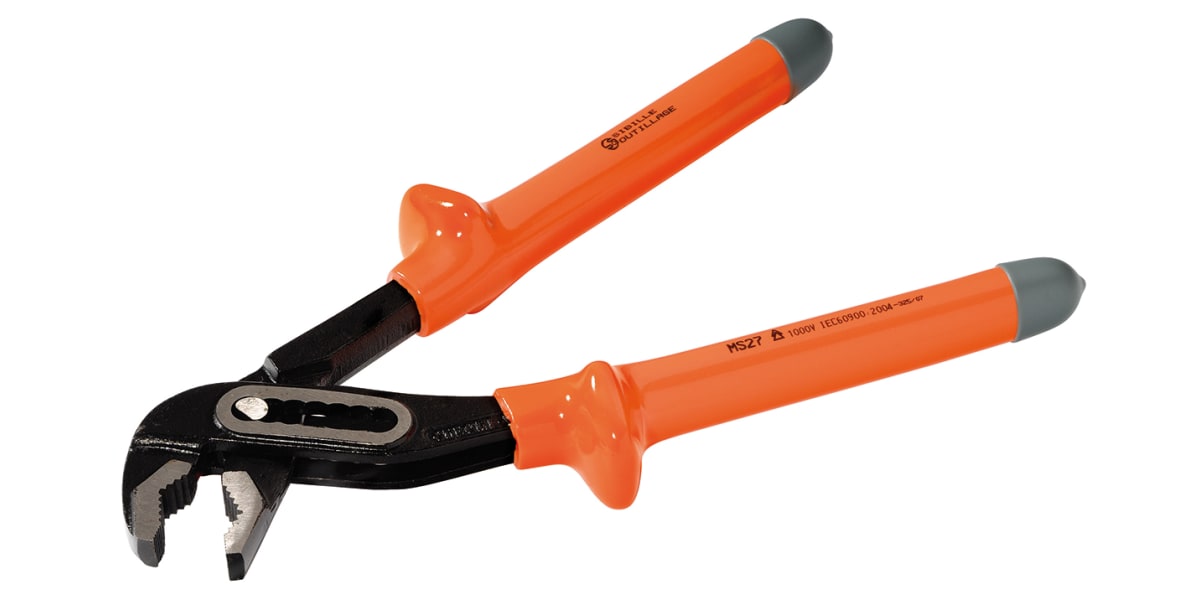 Product image for INSULATED SLIP-JOINT ADJ PLIERS 250MM