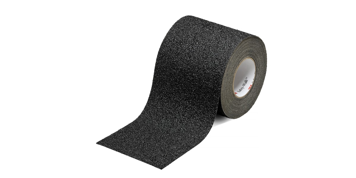 Product image for Black Coarse Anti-Slip Tape,25mm x 20m