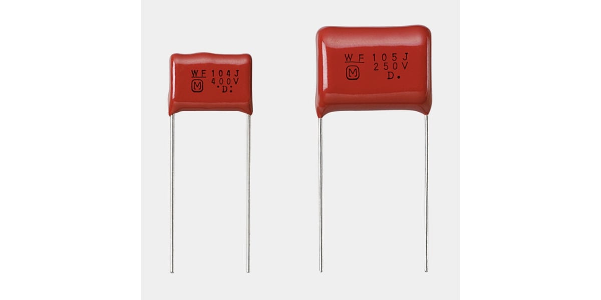 Product image for Capacitor,metallised,polyester,radial,40