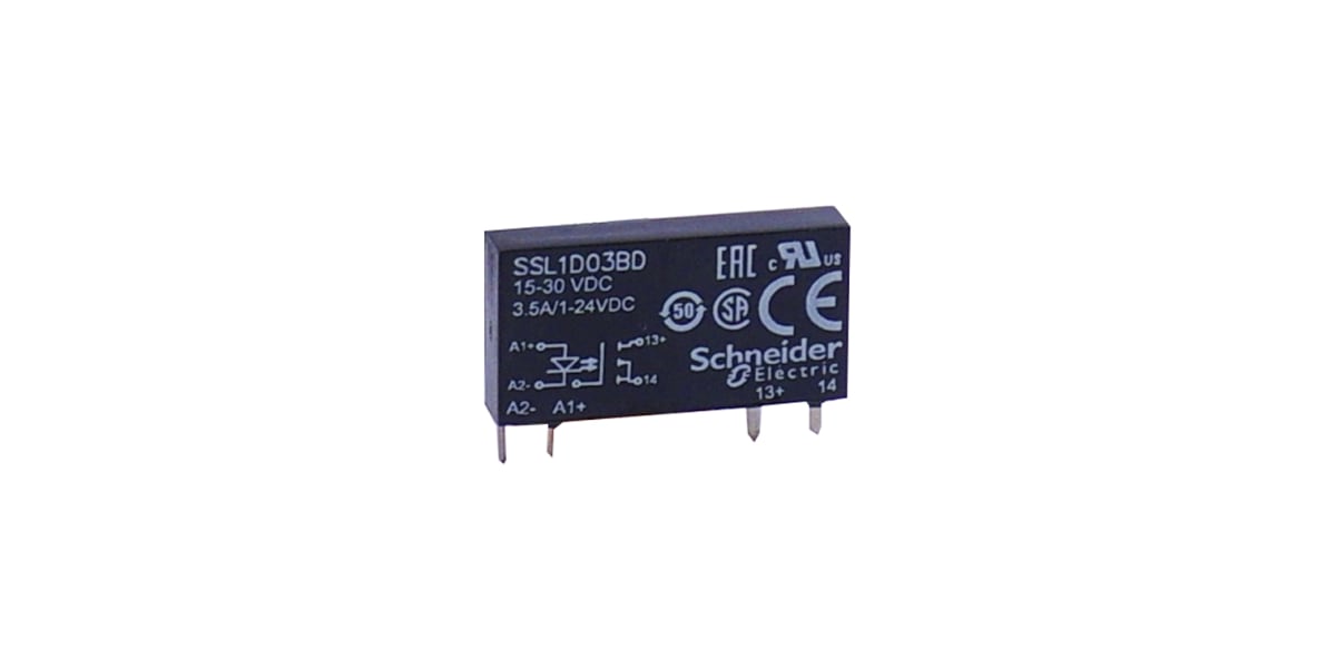 Product image for 1 PH SSR 24VDC 3.5A 24V